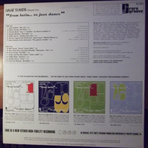 Rare Tunes Chapter Two "From Latin... To Jazz Dance"