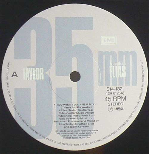 I Do What I Do...(Theme For 9½ Weeks)