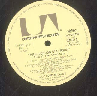 In Person At The Americana