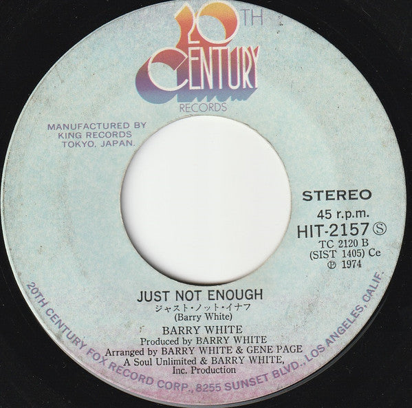 Can't Get Enough Of Your Love, Babe