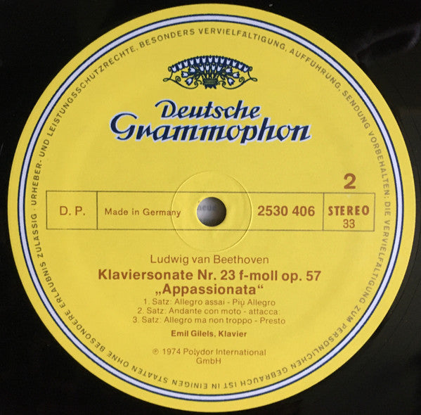 Appassionata Op. 57 / Sonate Op. 10 Nr. 2