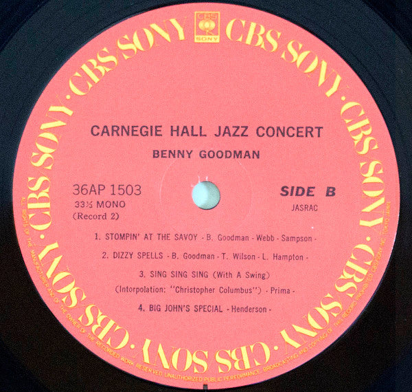 The Famous 1938 Carnegie Hall Jazz Concert