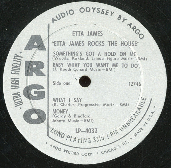 Etta James Rocks The House