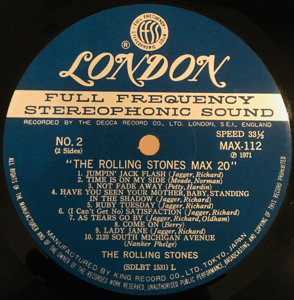 The Rolling Stones Max 20