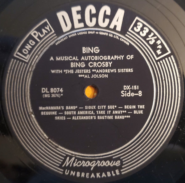 Bing: A Musical Autobiography