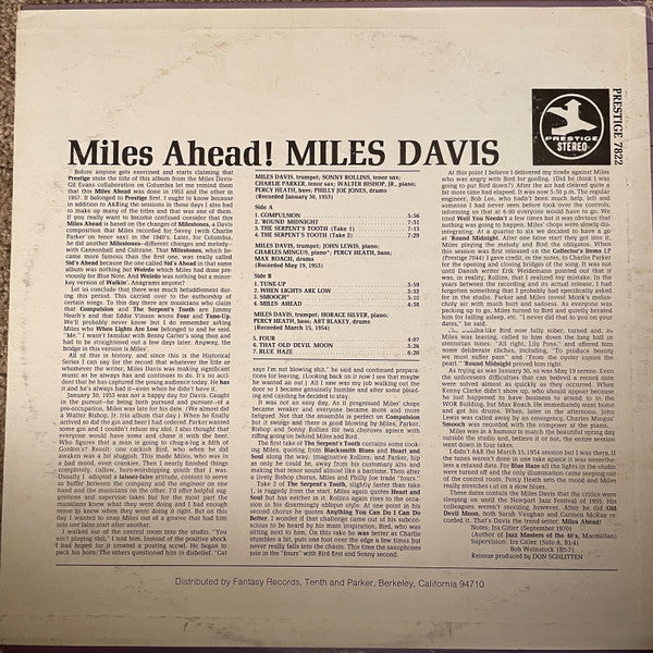 Miles Ahead!