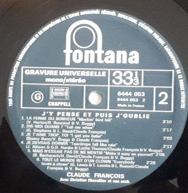 J' Y Pense Et Puis J' Oublie