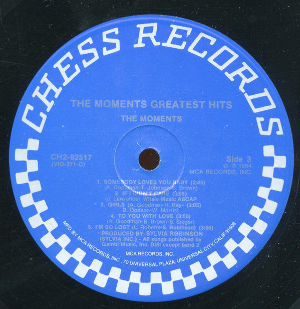 The Moments Greatest Hits