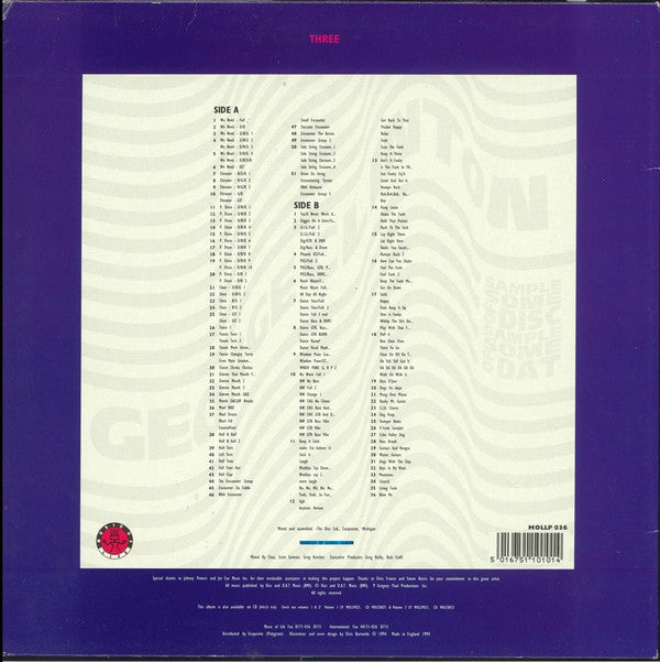 Release: Sample Some Of Disc - Sample Some Of D.A.T. Volume 3-Vinyl-UK-1994-MOLLP 036-7860862