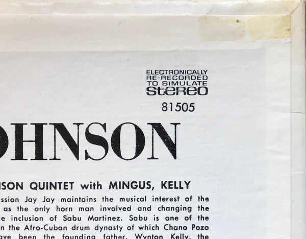 The Eminent Jay Jay Johnson Volume 1