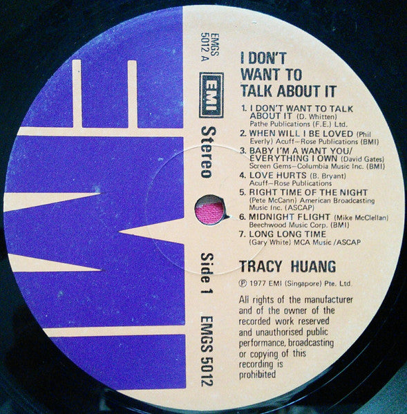 I Don't Want To Talk About It