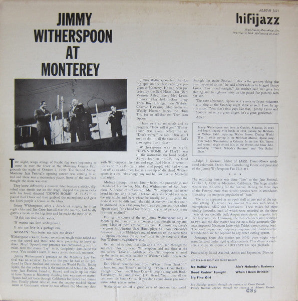 At The Monterey Jazz Festival