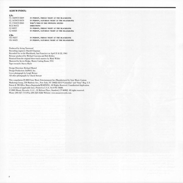 The Complete Blackhawk Sessions