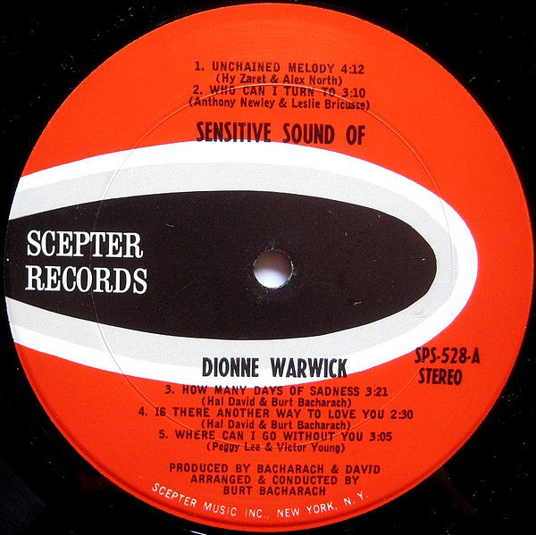 The Sensitive Sound Of Dionne Warwick