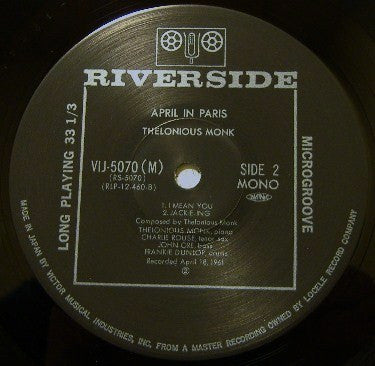 April In Paris / Live