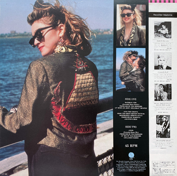 Material Girl, Angel And Into The Groove