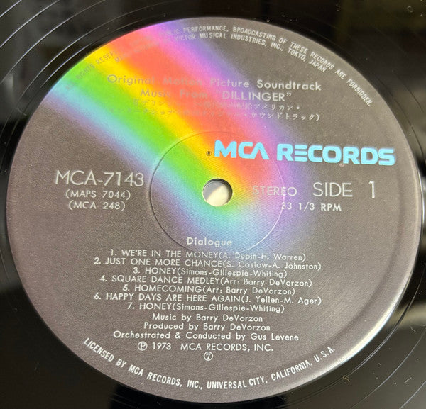 Dillinger (Original Motion Picture Soundtrack Music)