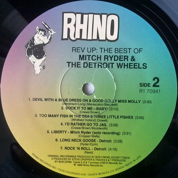 Rev Up - The Best Of Mitch Ryder & The Detroit Wheels