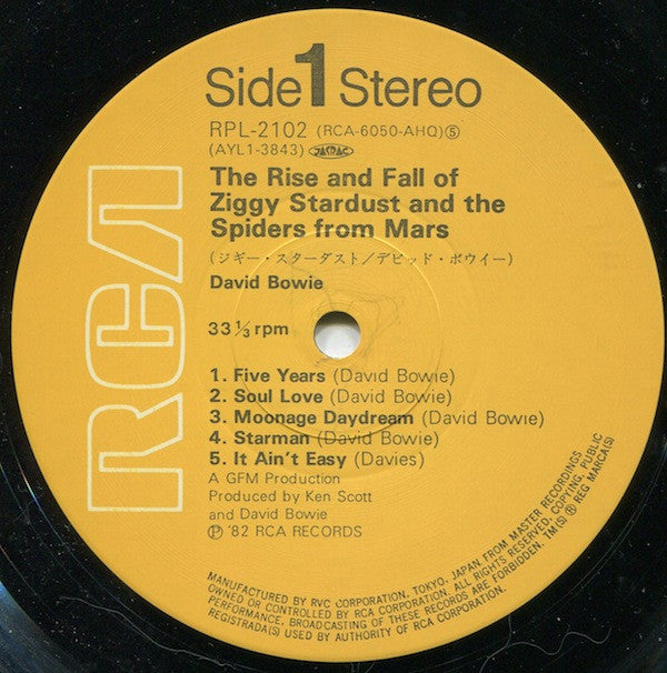The Rise And Fall Of Ziggy Stardust And The Spiders From Mars = ジギー・スターダスト