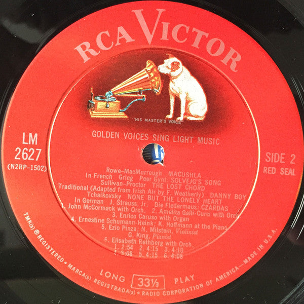 Golden Voices Sing Light Music