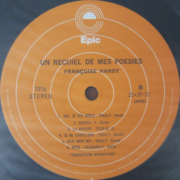 Un Recueil De Mes Poésies