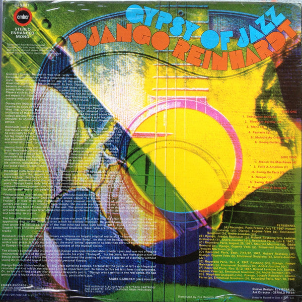 Release: Django Reinhardt-Vinyl-UK-1971-CJS 831-3282048