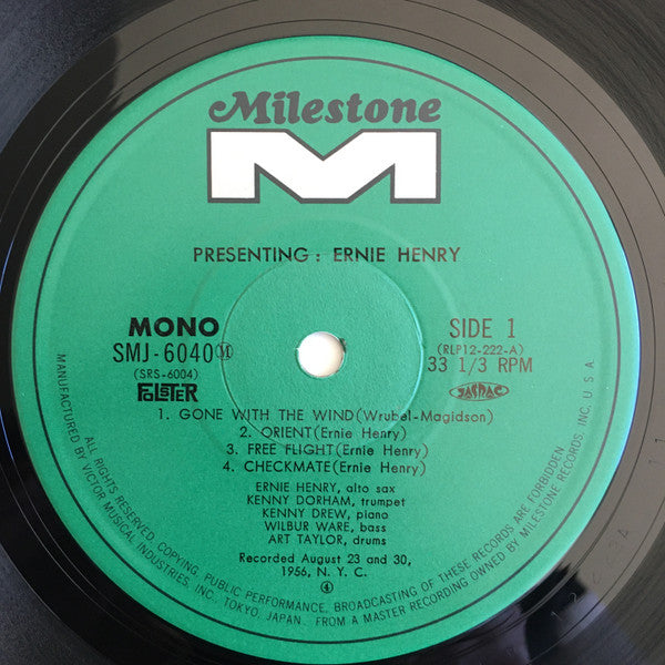 Presenting Ernie Henry