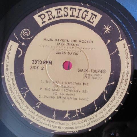 Miles Davis And The Modern Jazz Giants