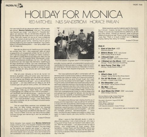 Holiday For Monica