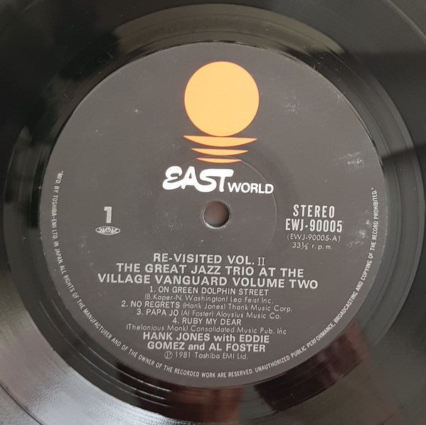 Re-Visited - The Great Jazz Trio At The Village Vanguard Volume 2