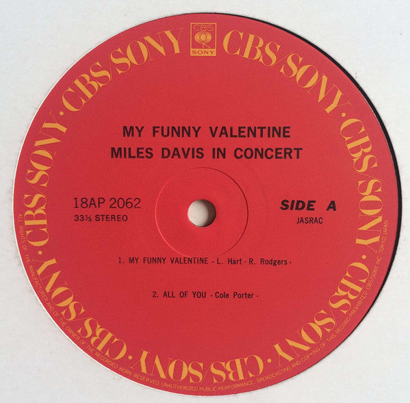 My Funny Valentine - Miles Davis In Concert