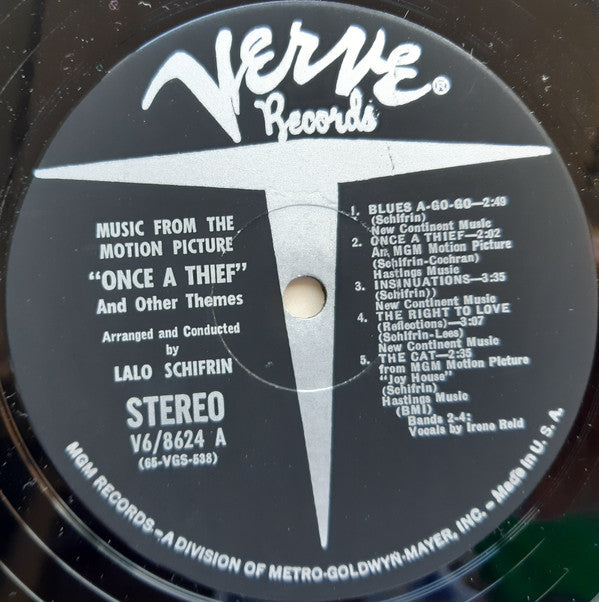 Music From The Motion Picture "Once A Thief" And Other Themes