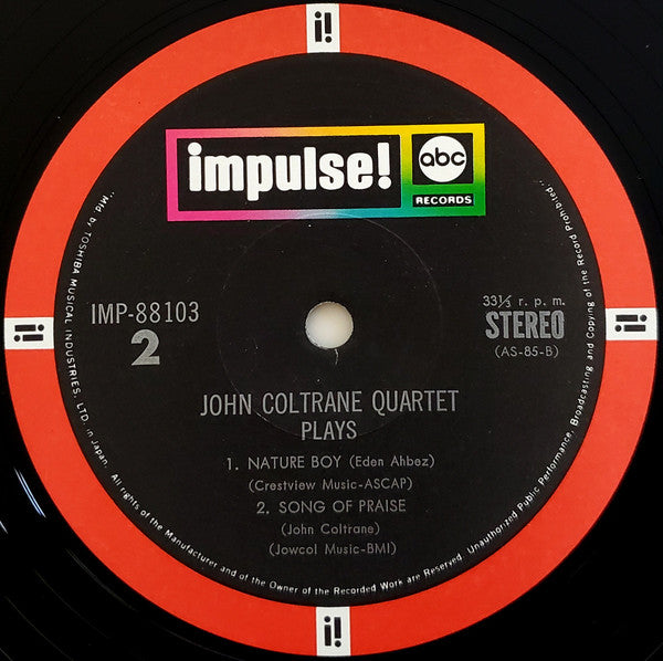 The John Coltrane Quartet Plays