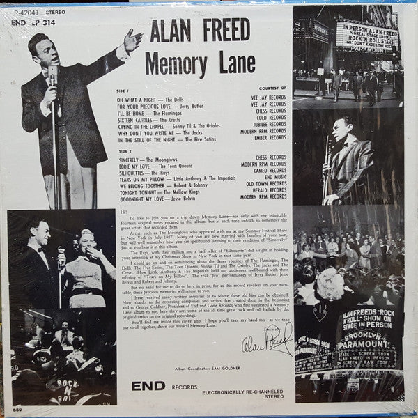 Alan Freed's Memory Lane