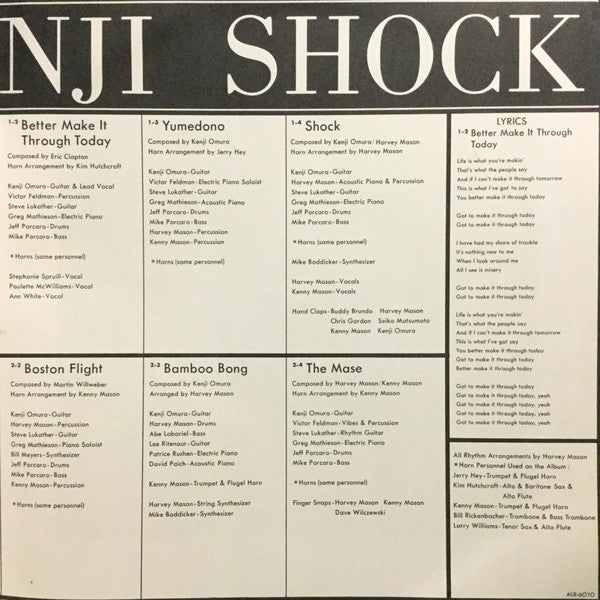 Kenji Shock = クンジ・ショック