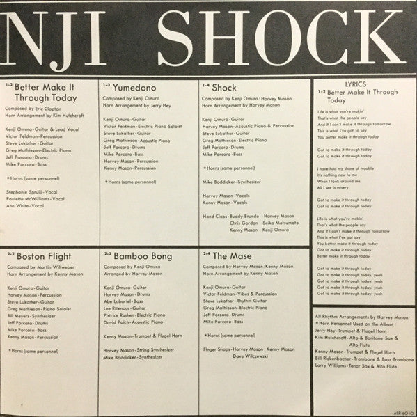 Kenji Shock = クンジ・ショック