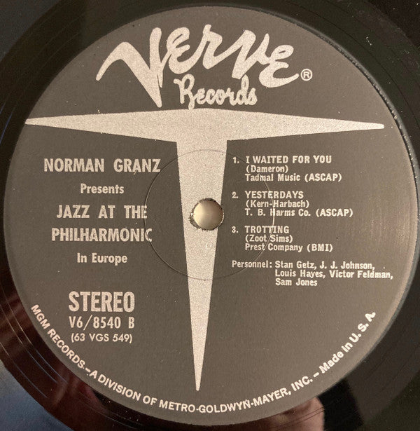 Jazz At The Philharmonic In Europe