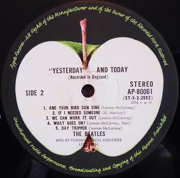 "Yesterday"...... And Today