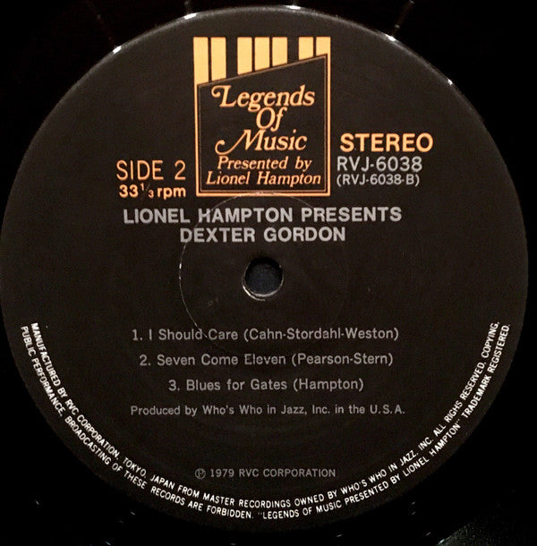 Lionel Hampton Presents Dexter Gordon