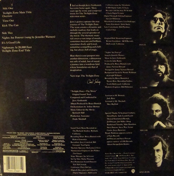 Twilight Zone - The Movie (Original Sound Track)