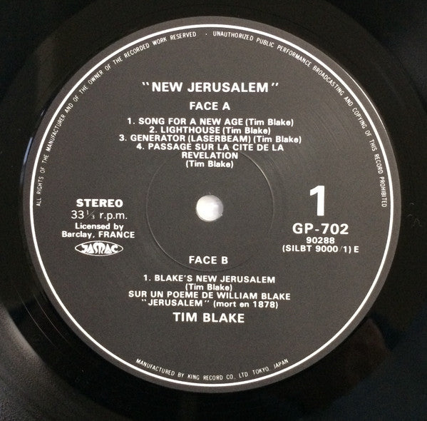 Blake's New Jerusalem