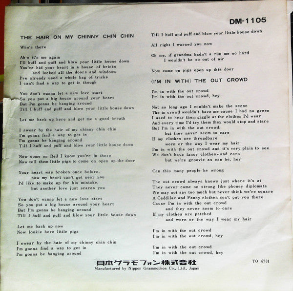 The Hair On My Chinny Chin Chin