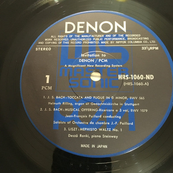 Invitation To Denon / PCM (A Magnificient New Recording System)