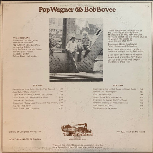 Pop Wagner & Bob Bovee