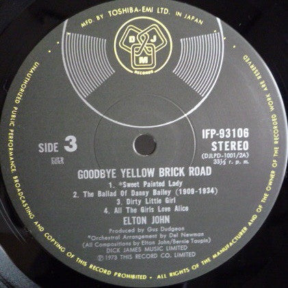 Goodbye Yellow Brick Road