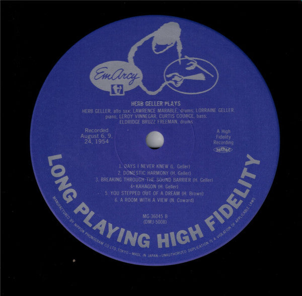 Herb Geller Plays