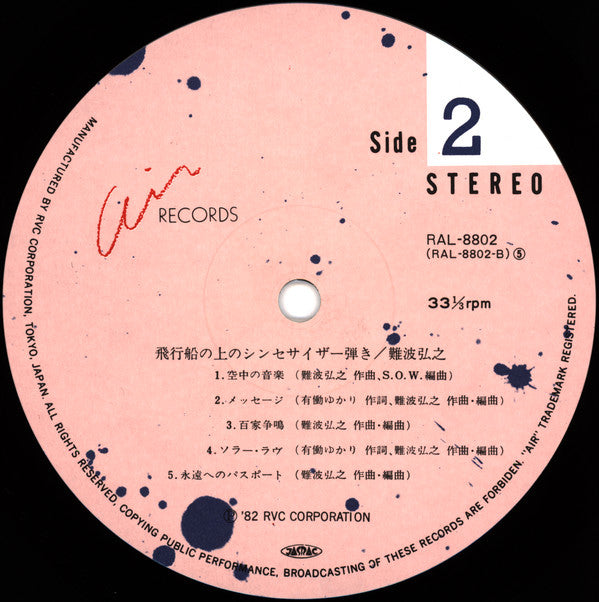 飛行船の上のシンセサイザー弾き