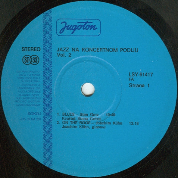 Jazz Na Koncertnom Podiju Vol. 2