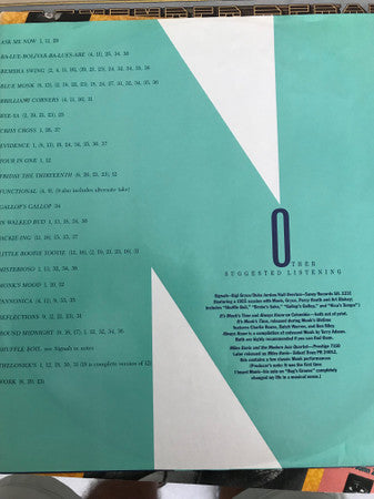 That's The Way I Feel Now - A Tribute To Thelonious Monk