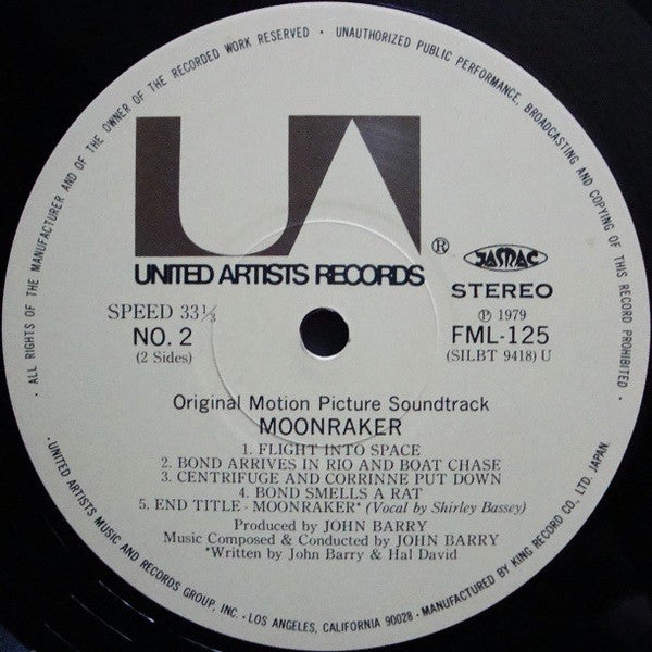 Moonraker (Original Motion Picture Soundtrack)